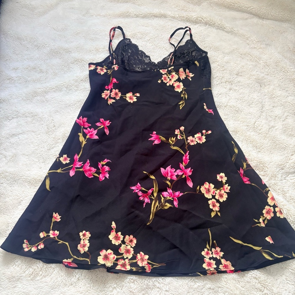 Vintage Y2K Oscar de la Renta Floral Lace Slip – S | Romantic Coquette Delicate - Picture 5 of 7